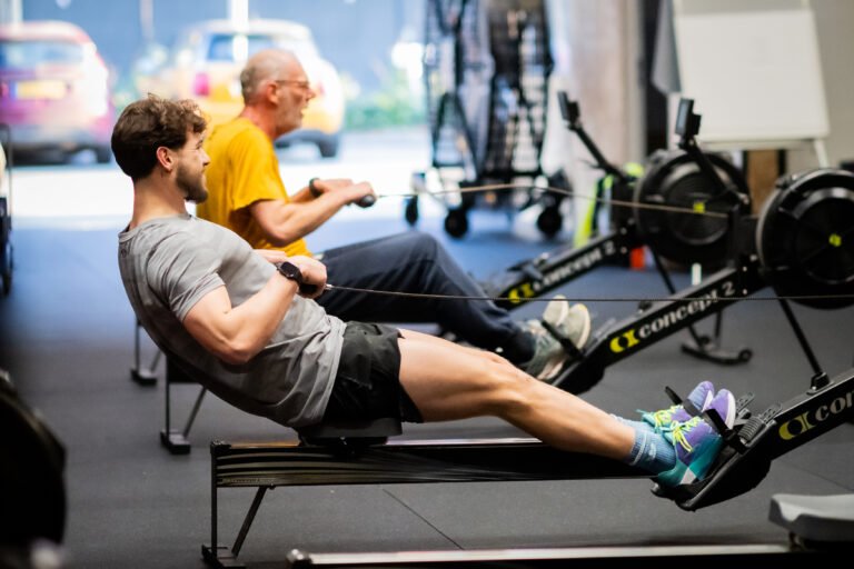Roeien op een concept2